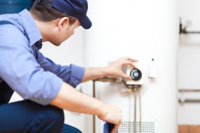 Inspecting a water heater